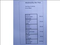 thumbnail of Wednesday Bar Hop