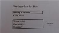 thumbnail of Wednesday Bar Hop