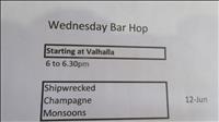 thumbnail of Wednesday Bar Hop