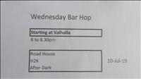 thumbnail of Wednesday Bar Hop