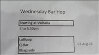 thumbnail of Wednesday Bar Hop