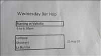 thumbnail of Wednesday Bar Hop