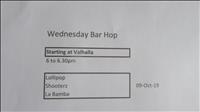 thumbnail of Wednesday Bar Hop