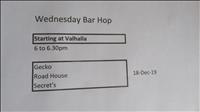 thumbnail of Wednesday Bar Hop