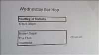 thumbnail of Wednesday Bar Hop