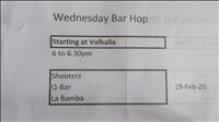 thumbnail of Wednesday Bar Hop